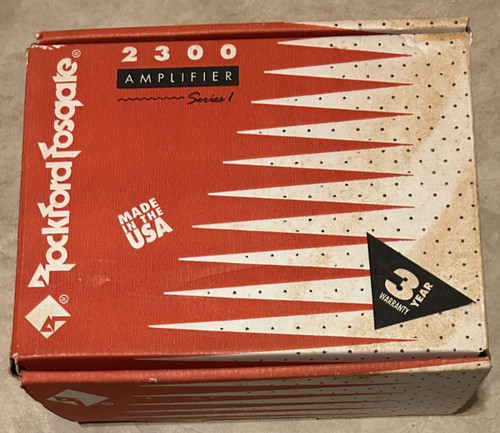 Vintage rockford fosgate - vintage,