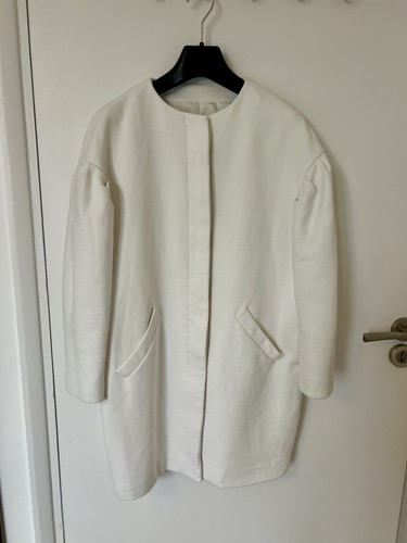 Zara cocoon puff sleeve coat - zara,