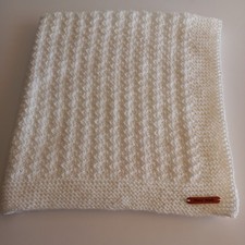  White Hand-knitted Baby