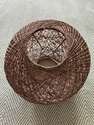Rattan wicker lampshade - rattan,