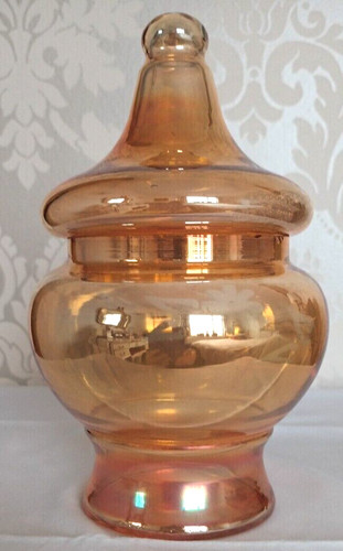 Amber coloured glass - coloured,