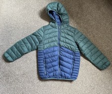 M&S Boys Showerproof Hooded Jacket Age 9-10 Years