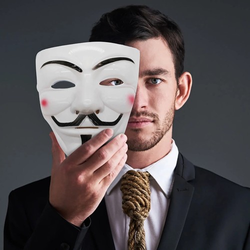 Anonymous face mask hacker - ,