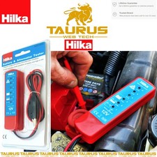 12V HILKA Battery & Alternator Tester 6 LED Indicator Health DIAGNOSTIC Tool UK