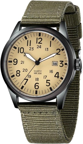 Men military field watch - men's,