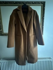 Topshop Brown Camel Coat size