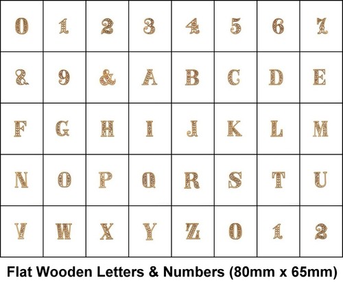 Wooden letters alphabet - wooden,