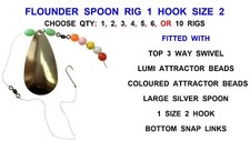 SEA FISHING FLOUNDER SPOON RIG
