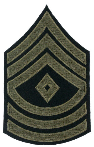 First sergeant stripes patch - sergeant,