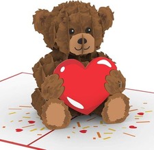 3D Pop-Up Teddy Bear Card with