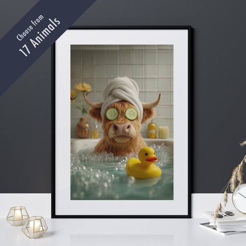 Funny animal bath - animal,