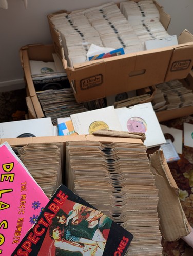 30x vinyl records - 30x, 45s