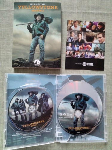 Yellowstone season dvd box - season,
