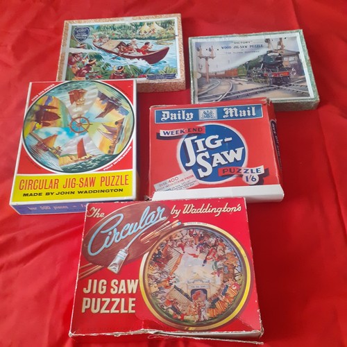 Job lot vintage jigsaw - lot, 5