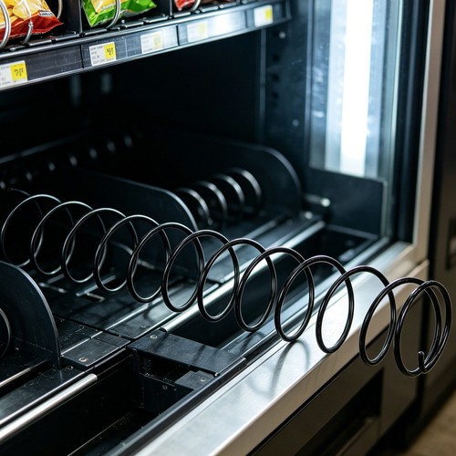 Coil pusher spring vending - coil,