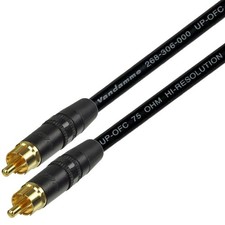 75 ohm RCA Coax SPDIF Digital Audio Video Coaxial Cable Van Damme Hi Resolution