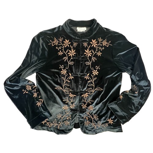 Coldwater creek velvet jacket - velvet,