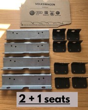 VW Transporter T5 T6 - REINFORCEMENT PLATES + BRACKETS - REAR KOMBI 2 + 1 SEATS