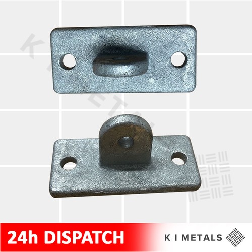 Galvanised key clamp handrail - galvanised,