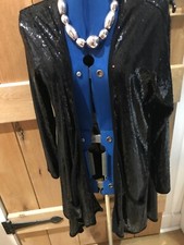 Casamia Exclusive - Black Sequin  Evening Jacket - Size M