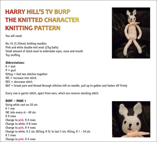 Harry hill knitted - harry,