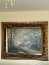 Large Oil Painting On Canvas by G Hagen