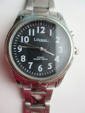 Lifemax Atomic Talking Watch. RNIB.  Not Running, Not Tested.