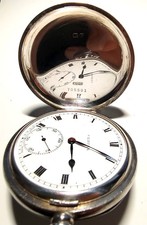 1939 FULL HUNTER POCKET WATCH | SOLID SILVER CASE | VGC | WORKING