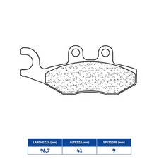 Piaggio SINTERED BRAKE PADS