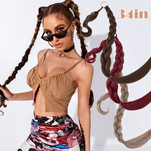 Silk long ponytail - long, hair