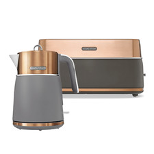 Morphy Richards Signature 1.5L Kettle & 4 Slice Toaster Copper