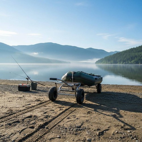 Boat bow trolley portable - trolley,