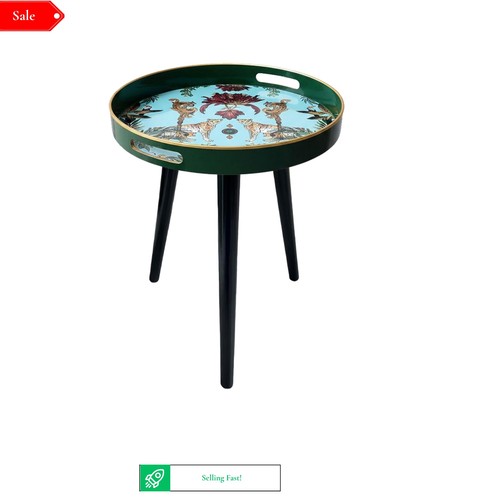 Bohemian round side table - round,