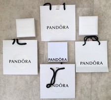 JOB LOT OF PANDORA PACKAGING - BAGS AND BOXES USED PREOWNED