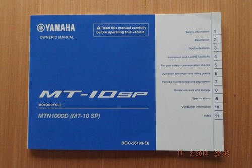 Yamaha 10sp - yamaha, (mtn1000d)