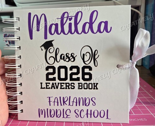 Personalised leavers book - personalised,