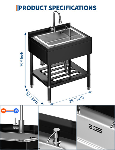 Single double kitchen sink - single/double,