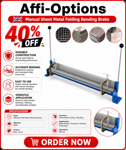 760mm manual pipe - folder, metal