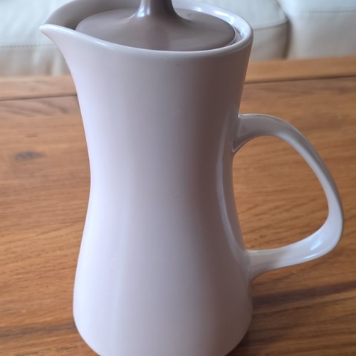 Poole ceramic lidded jug - lidded,