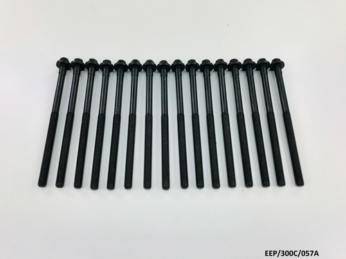 Engine head bolts - head, set
