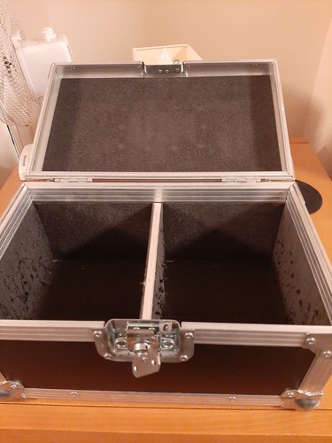 Aluminium record case inch - aluminium,
