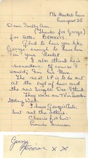 Louise Harrison handwritten