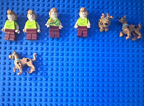 Lego scooby doo shaggy and - x4,