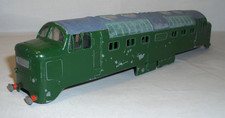 RARE HORNBY DUBLO BABY DELTIC METAL BODY incl GLAZING & BUFFERS - SPARES/REPAIRS