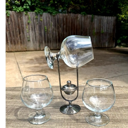 Leonard silverplate brandy - silverplate,