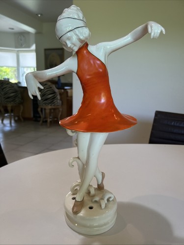 Art deco dancing girl - art,