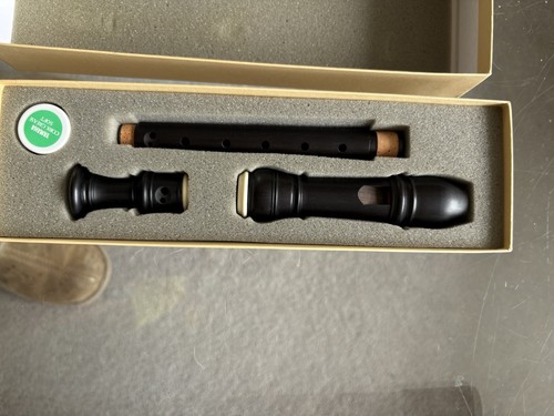 Yamaha ebony soprano recorder - ebony,