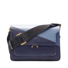 Marni Navy Blue Calfskin Trunk