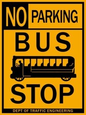 BUS STOP - No Parking New