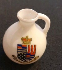 SWAN Crested China SWANLEY CREST  JUG Crested Bakewell